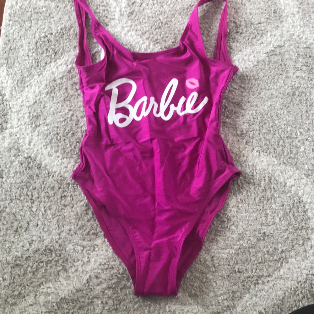 Custom Barbie Pink One-piece Swimsuit